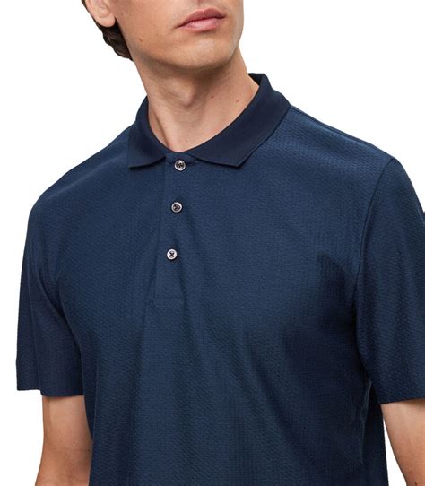 Polo De Seda Azul 